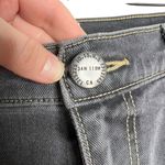 Current/Elliott Sample Gray Mid Rise Raw Step Hem Cropped Distressed Jeans Photo 10