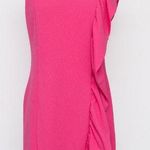 Aniye By | Ruffle Sheath Mini Dress Pink Size 8 Photo 0