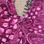 Style & Co top sleeves tie knot front pink paisley print size M Price is Firm  Photo 1