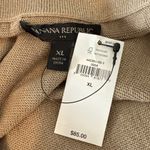 Banana Republic  Maxi Shine Sweater Skirt Size XL Gold Lurex Yarn Side Slits Photo 5