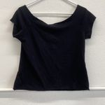 AC/DC for those about to rock studded concert tee cropped black medium Photo 2