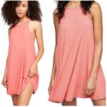 Free People Beach XS La Nite Ribbed Tank Dress Coverup Coral Orange Women's Photo 1