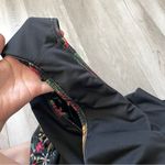 Averie Blaise Swimsuit plunge animal print ruffle one piece womens Black (large) Photo 6