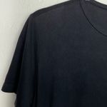 Brandy Melville  Black Faux Suede Short Sleeve Shift Dress One Size OS Photo 1