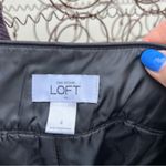 Loft Ann Taylor Factory Gray Purple Plaid Wool Blend Mini Skirt Size 4 Photo 5