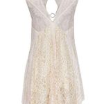 Free People ✨ Don't You Dare Sz Medium Dress in Neutral Combo✨ Photo 10