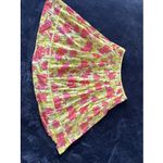 Liz Claiborne Vintage Green and Pink Floral Skirt Women's Size 10 Photo 5