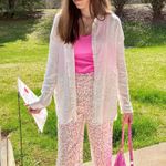 Blue Blush Floral Wide Leg Bottoms Photo 13