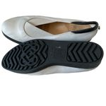 Ukies women’s platform loafers comfort slip on shoes gray leather size 8 Photo 6