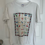 Size L (fits S/M) Ancient Egyptian Hieroglyphics Alphabet T Photo 0