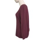 Joie  100% Cashmere Sweater Burgundy Boat Neck Lightweight Pullover Women’s XL Photo 5
