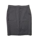 J.Crew NWT No. 2 Pencil in Dark Pewter Gray Bi-stretch Cotton Skirt 6P Photo 1