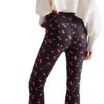 Free People  We The Free In My Feelings Printed Cropped Slim Flare Pants Size XS Photo 1