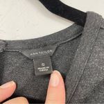 Ann Taylor Grey Short Sleeve Knee Length Sheath Dress Womens S Academia Preppy Photo 3