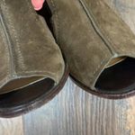 H.S. Trask Ginger Suede Brown Heeled Sandals Size 8 Photo 4