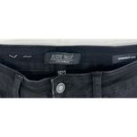 Judy Blue  Jeans Women Size 27 Black High Rise 90s Slit Bottom Straight Leg Photo 1