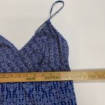 American Eagle  Outfitters Sundress Maxi Dress Sz 6 Blue Boho Cottagecore VNeck Photo 9