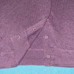 J.Jill cotton hidden snaps long sleeve sweater purple lavender NEW size XL Photo 2