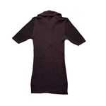 70s vintage Scrambler Knit Quarter Zip Wingerd Collar Ribbed Sweater Brown Med Photo 2