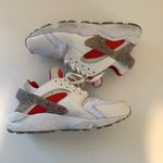 Nike  Air Hurrache Crater Premium White and Orange Sneakers  Photo 6