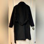 Avec Les Filles NWOT  Belted Longline Coat Color Black Size M Photo 5