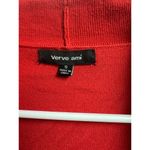 Verve Ami  Open Front Long Sleeves Red Knit Cardigan Small Photo 1