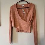 Buckle NWT 
Le Lis Surplice Cropped Sweater Photo 4