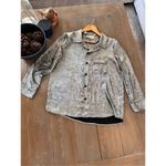 THE GREAT. Bask Top Blouses in Silver Size 2 (medium) Photo 10