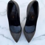 Saint Laurent women’s studded Janis black leather pumps size IT 36.5 US 6.5 Photo 11