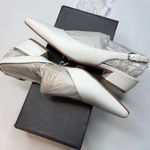 Naturalizer  Women's Banks Slingbacks- White- Size 8 Photo 8