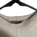 ZARA Sweater Dress Ladies Sz Small Oatmeal Photo 2