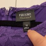 Nicole Miller  purple lace dress Photo 3