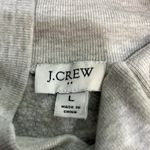 J.Crew gray long sleeve fleece high neck sweatshirt Photo 2
