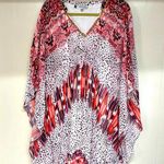 Jennifer Lopez  Women Batwing Jeweled V-Neck Tops Blouse  Size L Photo 0