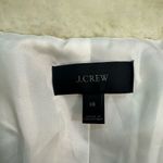 J.Crew Womens Plush Vest Faux Fur Warm Sherpa Full Zip White Cream size XS Photo 3