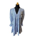 TUCKERNUCK POMANDER PLACE brand Stripe Cotton Poplin Kenzo Dress Small Photo 5