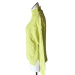 VERO MODA NWT   Cable Knit  Mock Neck Turtleneck Sweater  Lime Green Small Photo 4