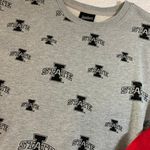 Iowa State University Gray Printed Crewneck Photo 3