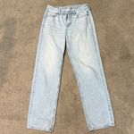 American Eagle  Super Light Wash 90’s Straight Jeans Size 8 Long Photo 1