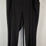 Catherines  Black Pin Stripe Jayne Plus 22WP Slacks Trouser Pants Adjustable Photo 0
