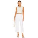 Spanx Stretch Twill Cropped Wide Leg Pant in
Bright White LARGE Photo 10