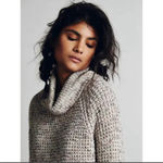 Free People  Dylan Tweedy Chunky Oversized Boho Sweater Photo 2