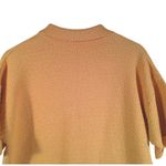 MNG Mango Textured Knit Sweater Dress Peach Short Sleeve XL Pocket Shift Orange Photo 6