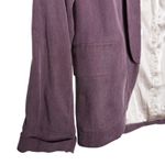 Elevenses Anthropologie Open Front Long Sleeve Whitby Blazer Jacket Size Small Photo 4