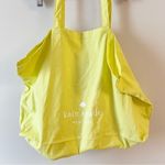 Kate Spade  Neon Yellow Cotton Canvas Tote Shopping Bag Multi-use Photo 4