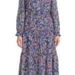 BeachLunchLounge Collection Long Sleeve Tiered 2-Piece Midi Dress Size M Boho Photo 3