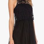 BCBGeneration Women's Halter Tulle Lace Dress Black Size 2 Photo 0