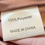 Evereve  o.p.t. Caralyn Midi Dress in Blush Pink Silky Satin Draped Medium Photo 9