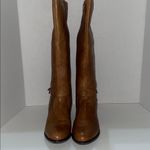 Steve Madden  brown leather tall boots size 7.5 (Lonnny) Photo 2