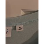 Gap Women's Light Blue Crew Neck Short Sleeve Top XL Made in Vietnam Photo 2